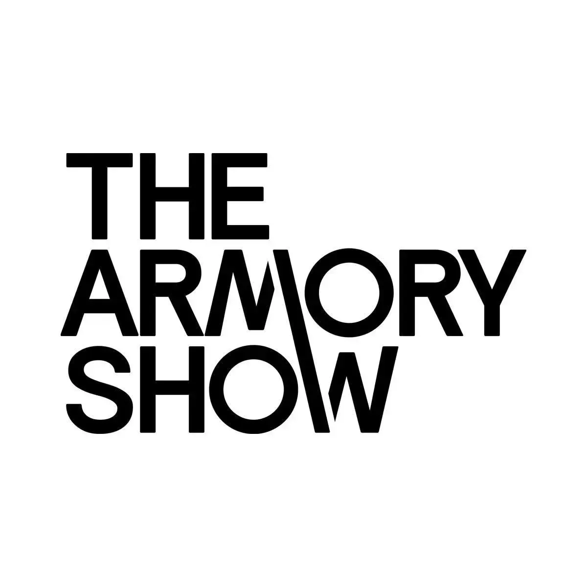 The Armory Show black text stacked logo